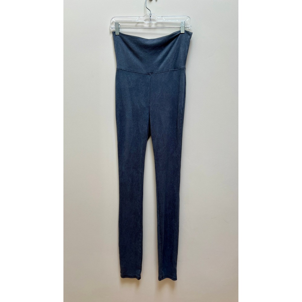 Free People Leggings Womens XS Gray Intimately Ribbed High Rise Slim Lounge